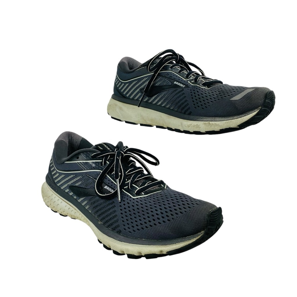 Brooks Ghost 12 Mens Size 8 Gray Athletic Running Shoes Sneakers‎ 1103161D075